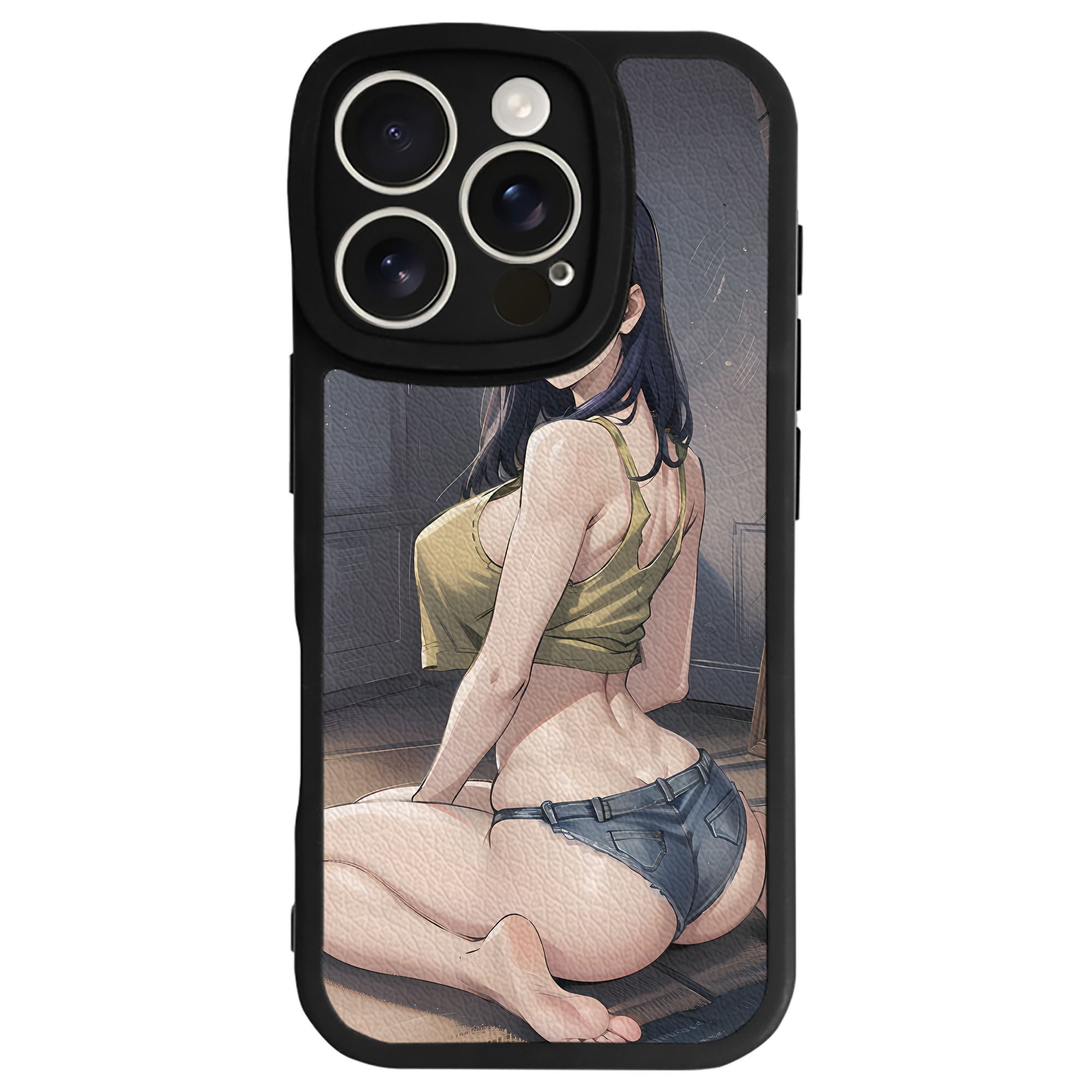 （画像用） EVA 新世紀エヴァンゲリオン 【iPhone 16シリーズ対応】シリコンスマホケース（レザー調） 材質：シリコン